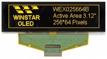 OLED GRAPHIC 256X64 YELLOW 3.12" - WEX025664BLPP3N00000