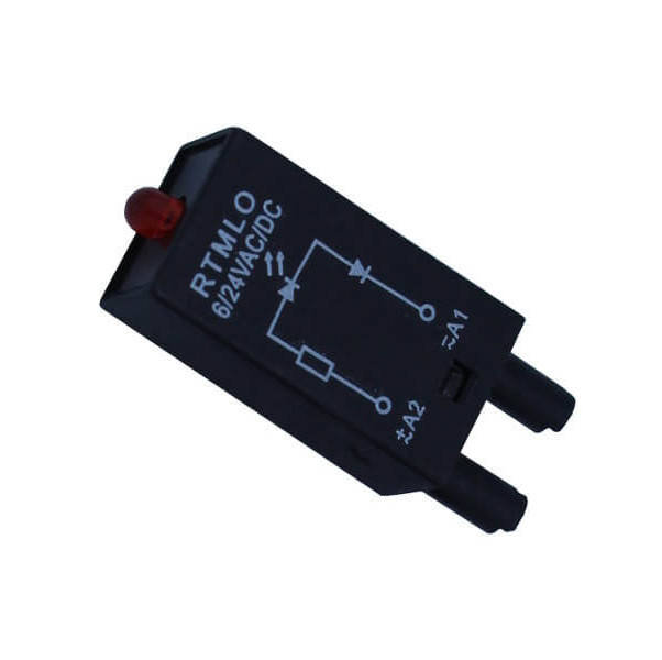 RELAY SOCKET MODULE 24VDC WITH LED FOR RT626-B - AMB-L-24VDC