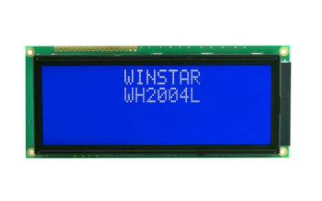 LCD CHARACTER 20X4 STN NEGATIVE BLUE 5V - WH2004L-TMI-ET#