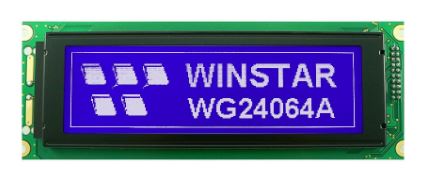 LCD GRAPHIC 240X64 STN NEGATIVE BLUE 5V - WG24064A-TMI-TZ#