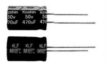 CAP.EL.1uF 50V 5x12 5MM 105C 5000H TB KOSHIN