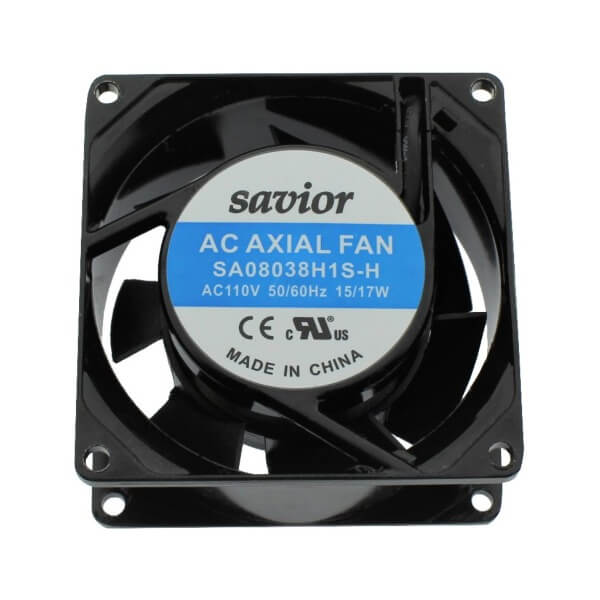 FAN 80x80x38MM 110V 0.15A 17W 2700RPM SAVIOR - SA08038H1S-H