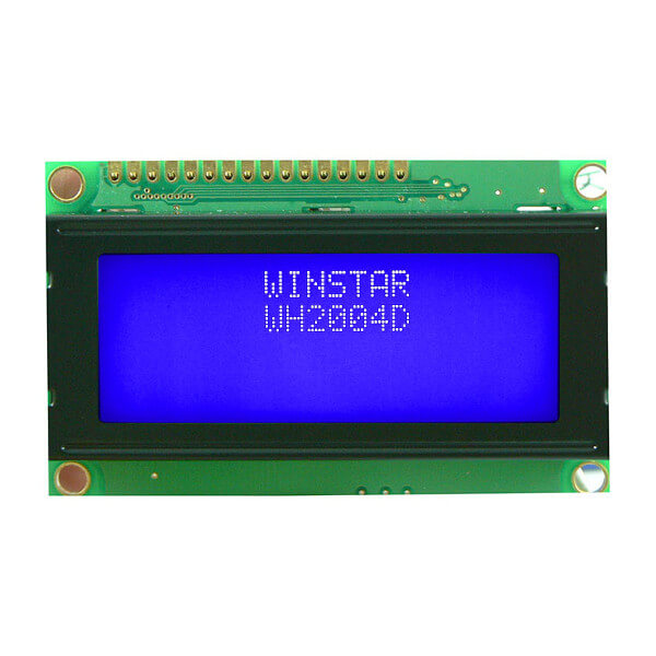 LCD CHARACTER 20X4 STN NEGATIVE BLUE 5V - WH2004D-TMI-CT#