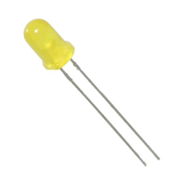 LED 5MM YELLOW 20mcd 30° YELLOW/DIFFUSED - 5Y3HD-10