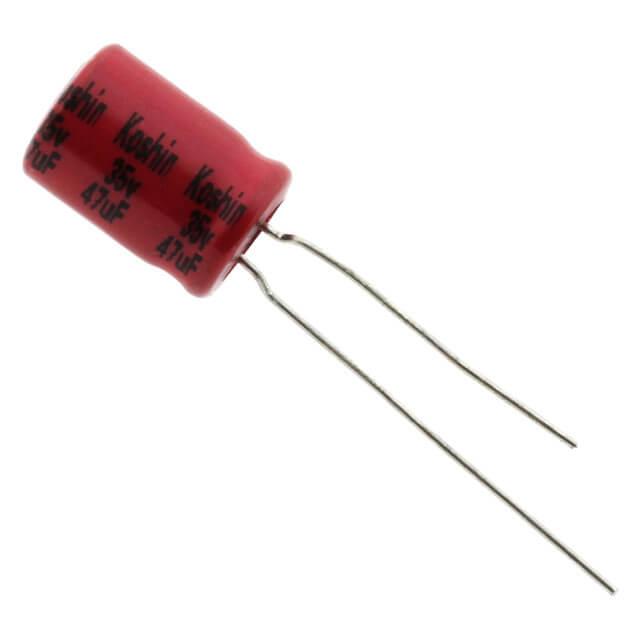 CAP.EL.47uF 35V 8x11,5 5MM 105C NON-POLARIZED TB - PKZB-035V470MF115-T/A5.0
