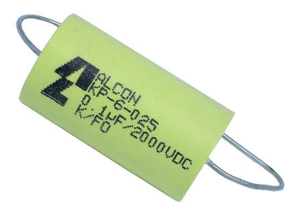 CAP.SNUB.0.1uF 2000VDC 19x35 10% AXIAL (KP-6-025) - NI00U10200000KP60025K01