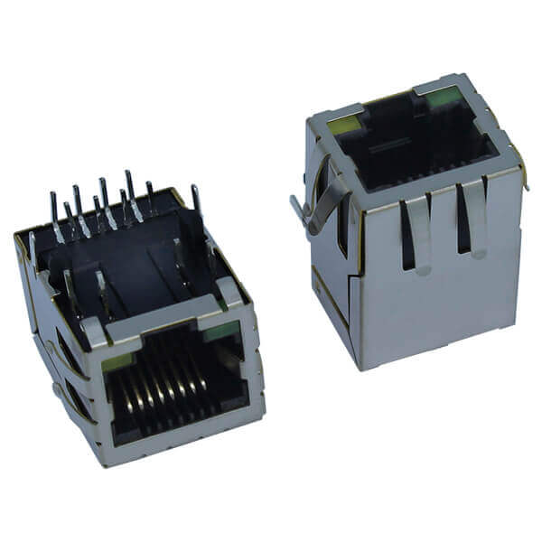 MODULAR JACK THT R/A 8P8C (RJ45,Ethernet) GRAY - J0011D21BNL