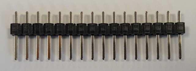 PIN HEADER 16PIN(1X16) 2.54mm THT V/T