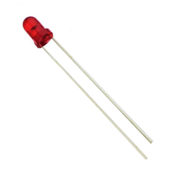 LED 3MM RED 30mcd 35° RED/DIFFUSED - 3R4HD-7-TB