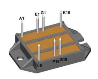 DIODE BRIDGE 100A 800V 3PH IXYS - VUO98-08NO7