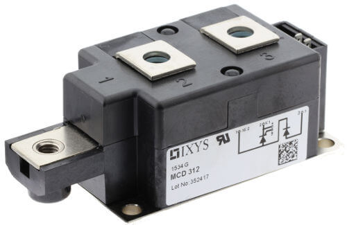 THYRISTOR DIODE MOD.DUAL 320A 1200V Y1-CU CHASSIS - MCD312-12IO1