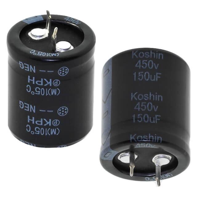 CAP.EL.150uF 450V 25x35 10MM 105C SNAP IN KOSHIN