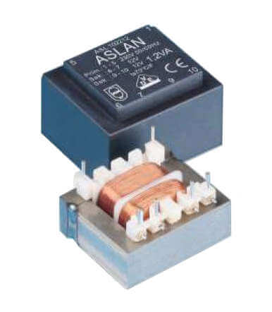 TRAFO DOKUMLU 1.2VA 12V EI30/12.5 - ASL102112