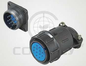 CONNECTOR MICRO JACK 12PIN MALE&FEMALE BLACK CONNF - DS1110-07-12LYP