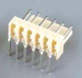 CON.T.B.2.54MM 7PIN(1x7)THT R/A MALE IVORY CONNFLY - DS1070-7MRV6A