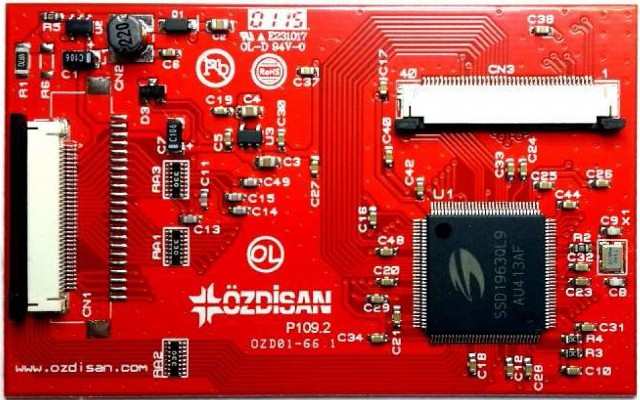 BOARD DRIVER FOR 4.3”-5" TFT LCD 40PIN 16BIT