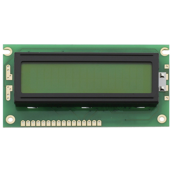 LCD CHARACTER 16X2 STN YELLOW GREEN 5V - PCM1602B-FL-YBS-03