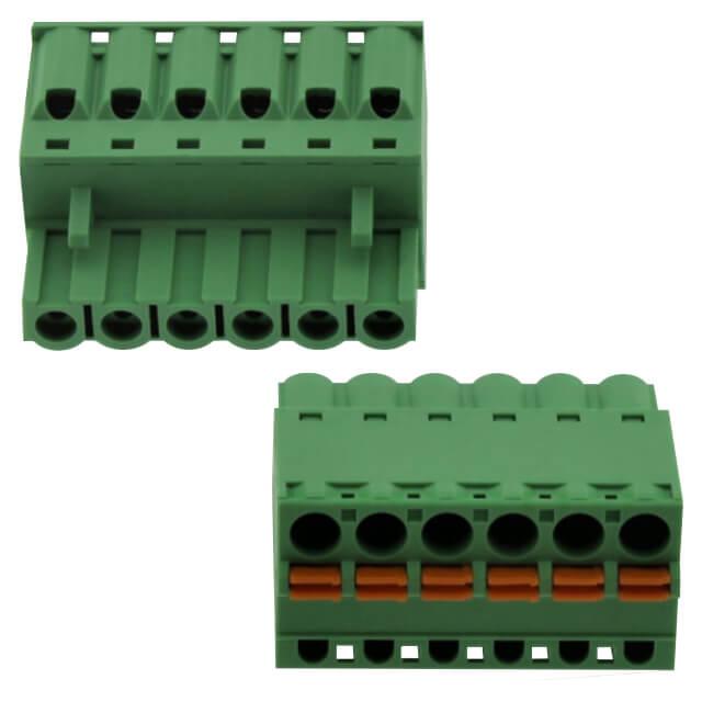 TERM.BLK.5.08MM 9P FEMALE GREEN PUSH - 2EDGKD-5.08-09P-14-00AH