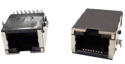 MODULAR JACK THT R/A 8P8C (RJ45,Ethernet) GRAY - L-KLS12-TL344-GO/Y-03