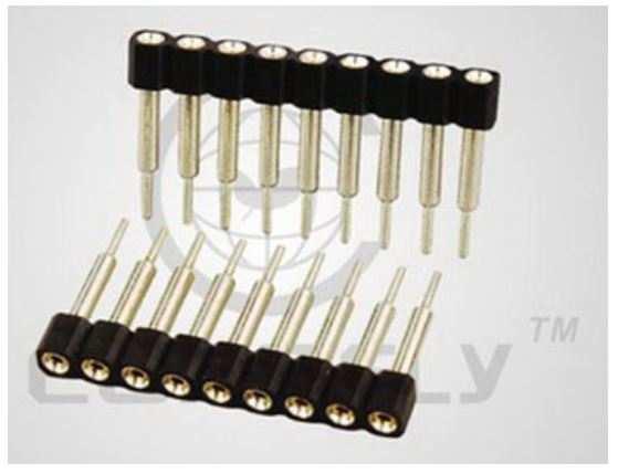 FEMALE HEADER 6PIN(1x6) 2.54mm THT V/T MACHINE PIN