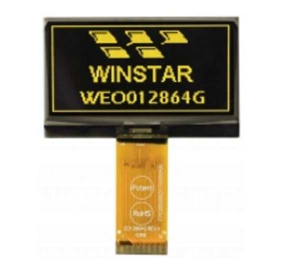 OLED COG 128X64 YELLOW 2.4" - WEO012864GLPP3N00000