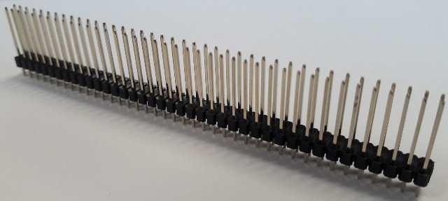 PIN HEADER 80PIN(2x40) 2.54mm THT V/T - KLS1-207-2-80-S-3X13.5X1