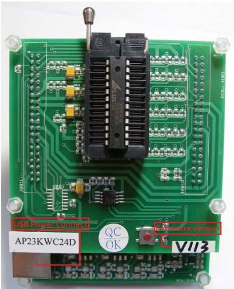 PROGRAMMER FOR AP23/AP89XX-K SERIES DIP24 - AP23KWC24D