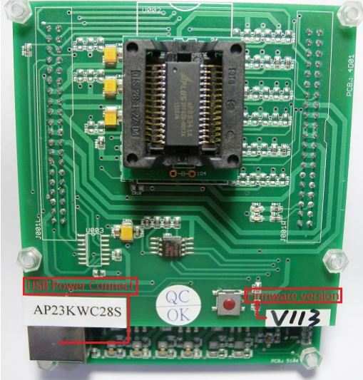 PROGRAMMER FOR AP23/AP89XX-K SERIES SOP28 - AP23KWC28S