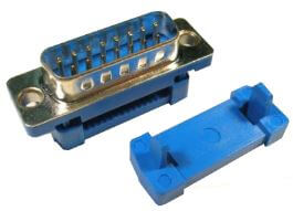 CONNECTOR DSUB 25PIN IDC WITH MALE FLAT TYPE BLUE - L-KLS1-222-25-M-L