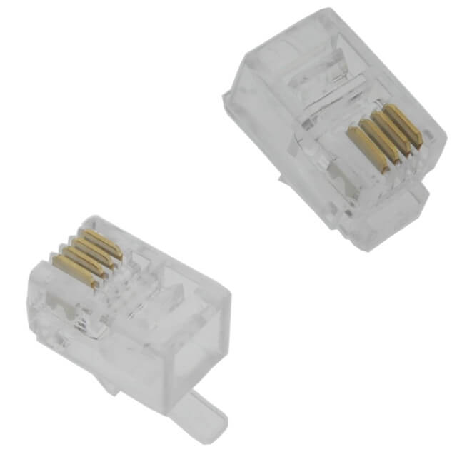 CONNECTOR PLUG 4P4C RJ9,RJ10,RJ22 - L-KLS12-RJ11-4P4C-01