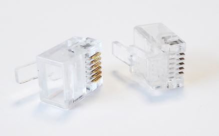 CONNECTOR PLUG 6P6C RJ11,RJ12,RJ14,RJ25 - L-KLS12-RJ12-6P6C-01