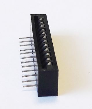 CONNECTOR FOR TFT CONNECTION THT R/A 12PIN 2.54MM - L-KLS1-219-12-R