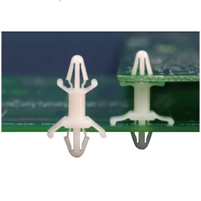 BARBED DISTANCE SNAP LOCK 4.80mm WHITE 4.80mm