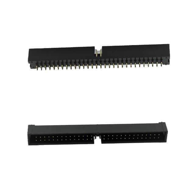 CONN. BOX HEADER 60PIN(2x30) THT V/T MALE BLACK