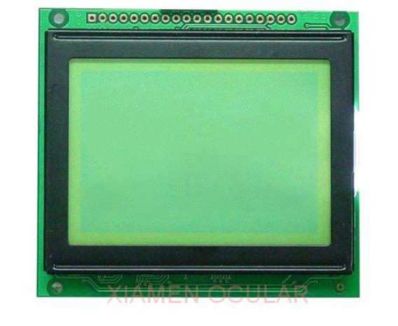 LCD GRAPHIC 128X64 STN POSITIVE YELLOW GREEN 5V - GDM12864A-FLY-YBW/VEE10