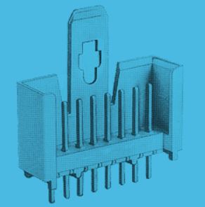 MINIMODUL CONNECTOR 16PIN 180C MALE TUNIK - TMK2016