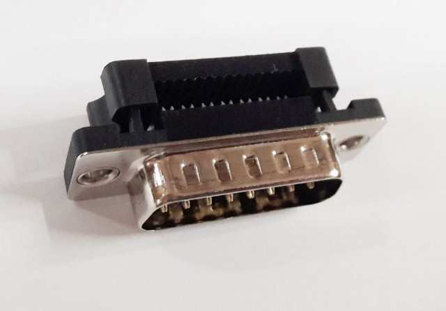 CONNECTOR DSUB 15PIN IDC MALE FLAT CABLE TYPE - DS1036-15MPB2PX