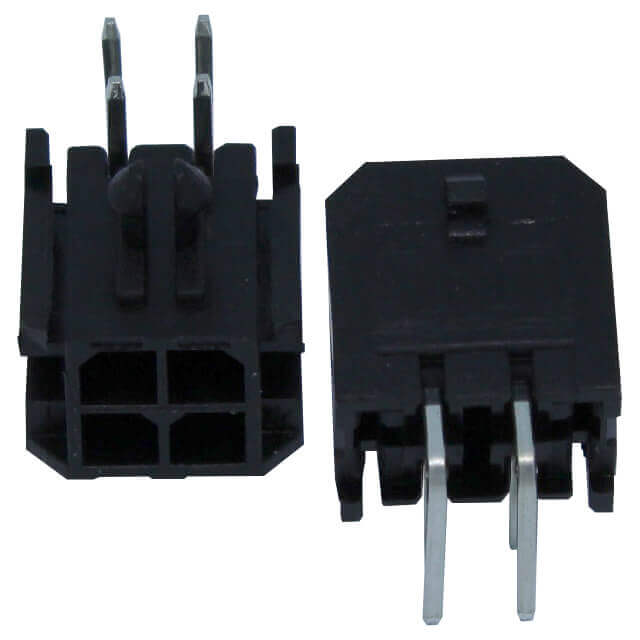 CON.T.B.3.00MM 4PIN(2X2) MALE THT R/A BLACK - L-KLS1-XM1-3.00-2X02-R