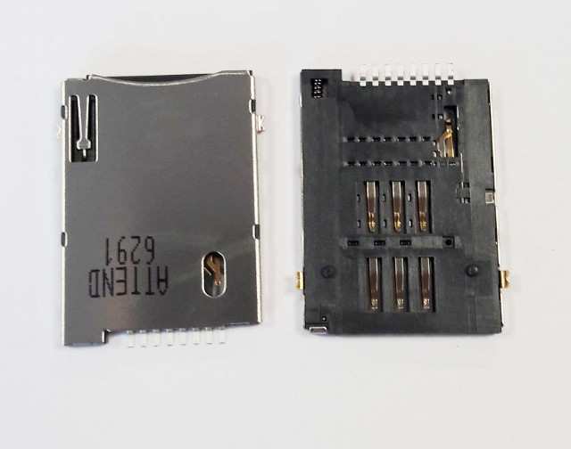 CONNECTOR SIM CARD PUSH-PUSH 8PIN - 5KSIP-06SBPHD01