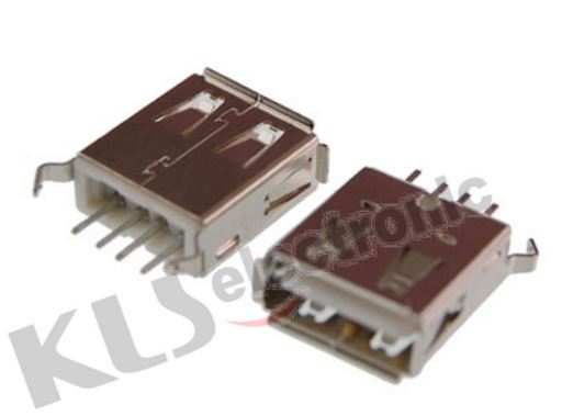 CONNECTOR USB A V/T TYPE 180C KLS - L-KLS1-181B-W