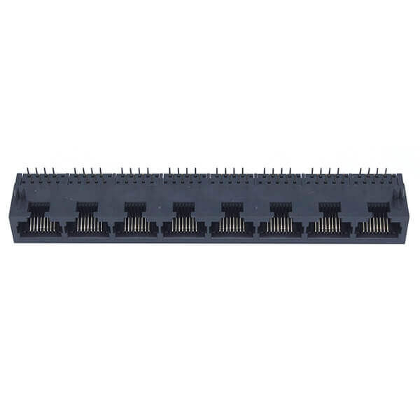 MODULAR JACK THT R/A 10P8C BLACK - L-KLS12-302-1X8-10P8C-1-