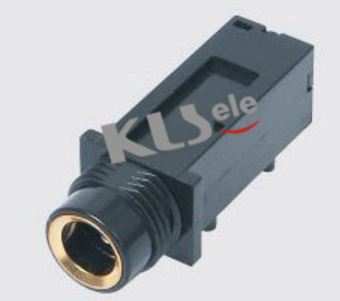 CONNECTOR STEREO JACK THT R/A 6.3MM - L-KLS1-TG6.3-008A