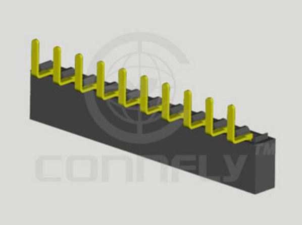 FEMALE HEADER 4PIN(1x4) 2.54mm ENTRY TYPE H-5.0m - DS1024-04-1X4V823