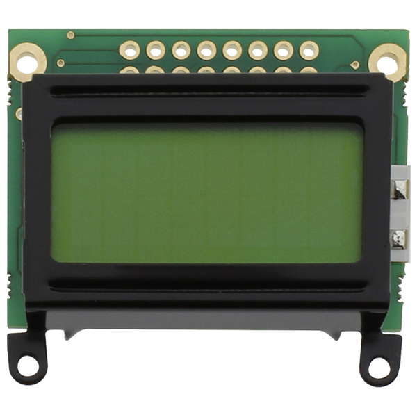 LCD CHARACTER 8X2 STN POSITIVE YELLOW GREEN 5V - PCM0802A-FL-YBS-03