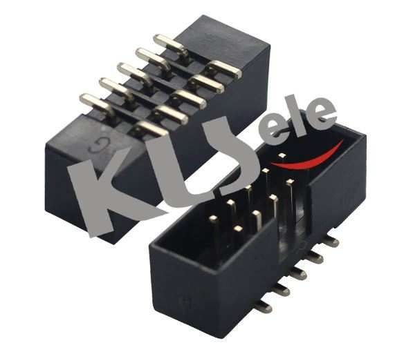 BOX HEADER 10PIN(2x5) 2.00mm SMT V/T MALE BLACK - L-KLS1-202B-10-T-B