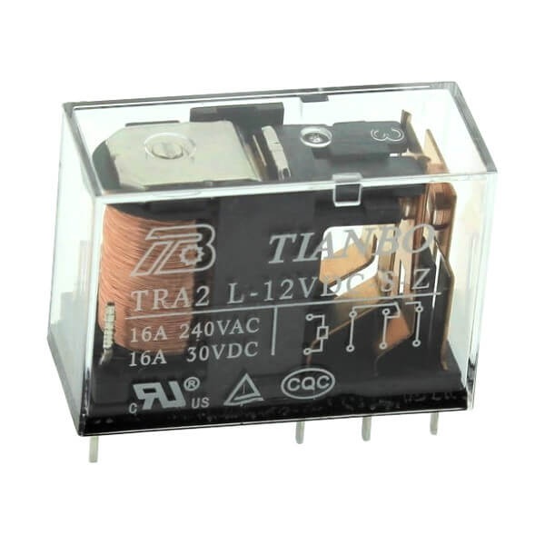 RELAY POWER 16A 12VDC 1FormC PCB TYPE TRANSPARENT - TRA2-L-12VDC-S-Z(2)