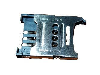 CONNECTOR SIM CARD 6P - L-KLS1-SIM-018A-6P-H1.8-