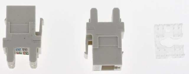 CONNECTOR JACK ETHERNET DATA KEYSTONE - KLS12-DK8802-CAT6