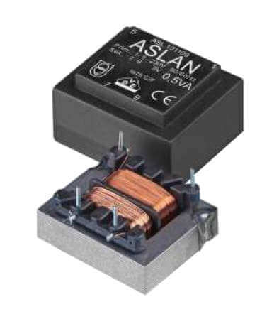 TRAFO DOKUMLU 0.5VA 9V EI30/5 ASLAN - ASL101109