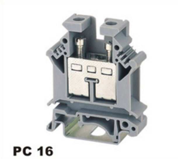 DIN RAIL T.B.16mm² SCREW BLACK - PC16-01P-13-00AH